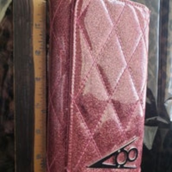 HTF Pink Glitter Lux De Ville V8 wallet EUC - Picture 7 of 11